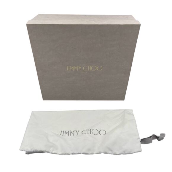 Jimmy Choo Diamond Black Satin Honey Gold Leather Sandals Tassels Heels Size 38 - Picture 12 of 13